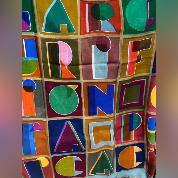 100% Wool scarf Purificacion Garcia PG CODEX WOOL SCARF A